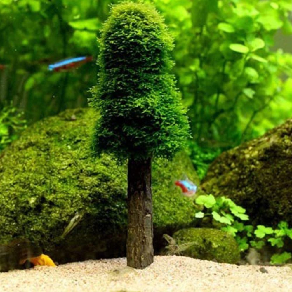 Aquarium Planted Background - ต้นคริสต์มาสจำลอง ต้นไม้ประดับตู้ปลา ต้นไม้ขนาดเล็ก ของตกแต่งตู้ปลา อุปกรณ์ตกแต่งตู้ปลา
