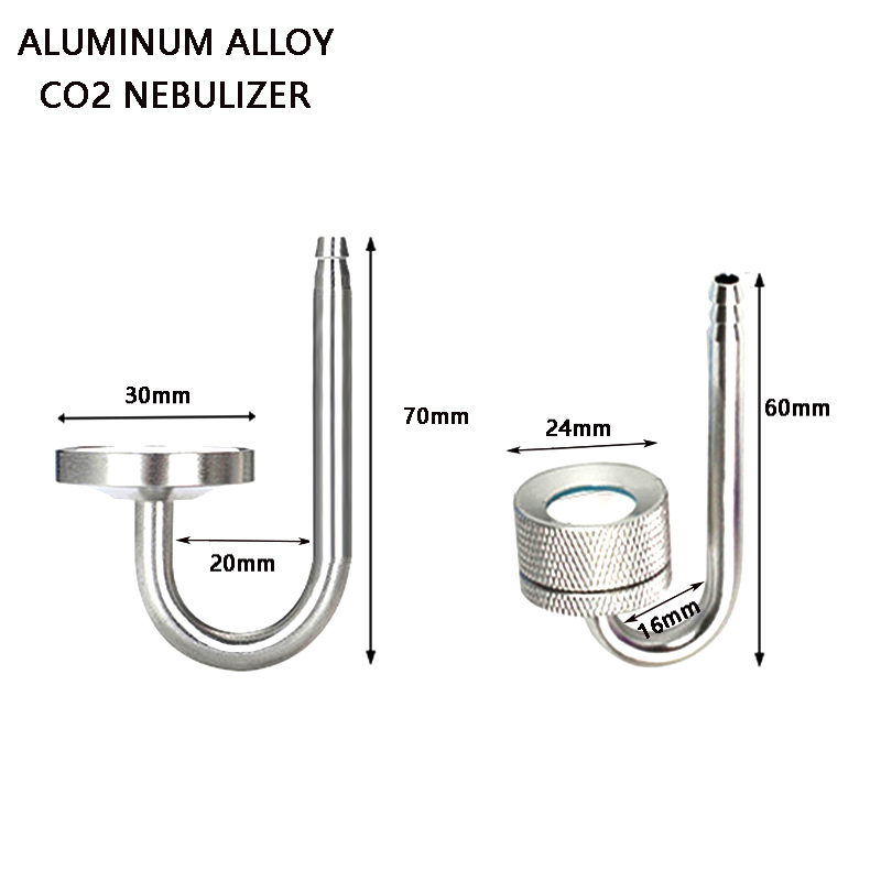 Aquarium Planted Fish Tank - เครื่องพ่น CO2 สำหรับตู้ปลา ZRDR พร้อมวาล์วปรับแรงดันและตัวกระจาย CO2
