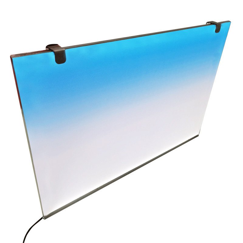 Aquarium Planted Background - แผงพื้นหลังตู้ปลา LED แบบกำหนดเอง, แผ่นอะคริลิคไล่สี RGB, ไฟตกแต่งสีขาวสำหรับตู้ปลาและตู้ปลูกต้นไม้