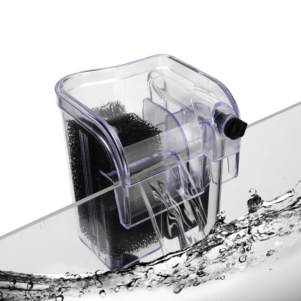 Planted Aquarium Products - เครื่องกรองน้ำแบบแขวนนอกตู้ปลาพร้อมปั๊มน้ำขนาดเล็กสำหรับตู้ปลา