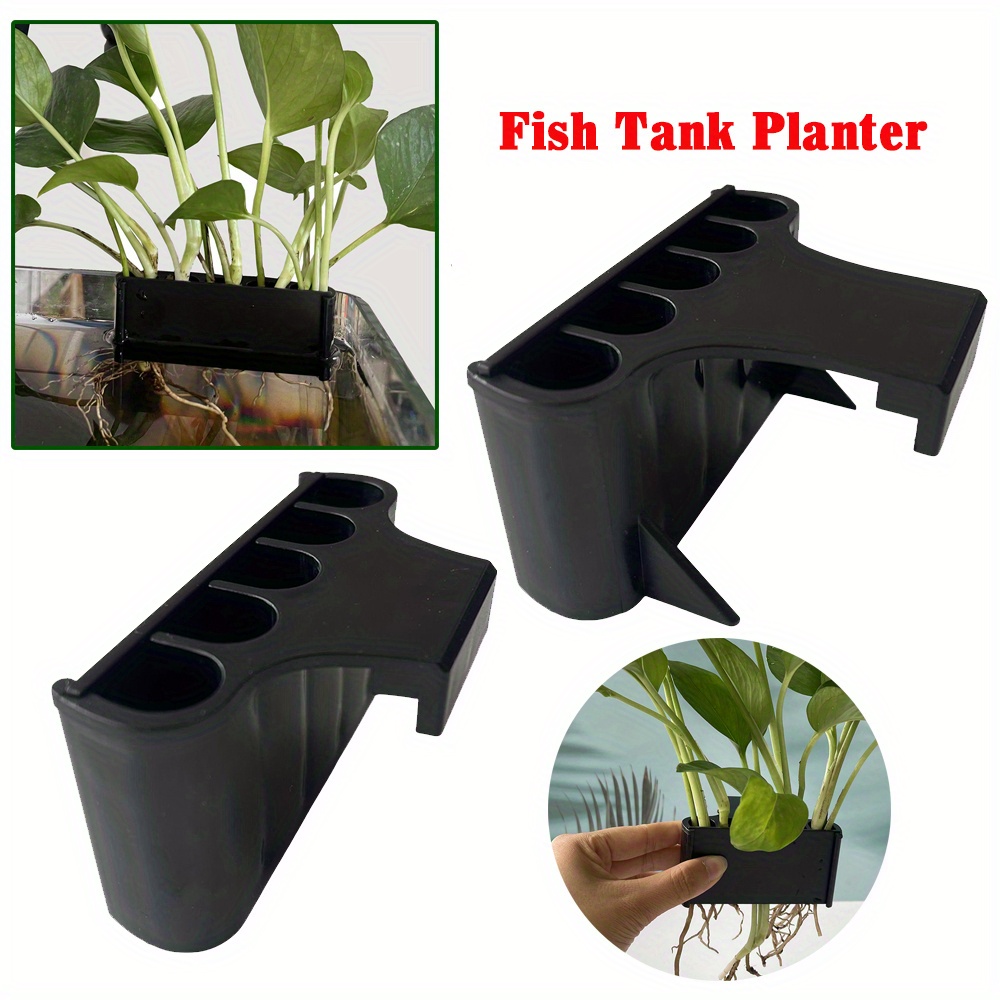 Planted Aquarium Maintenance - ผู้ถือต้นไม้พิพิธภัณฑ์สัตว์น้ําพร้อมตะขอแขวน - ตะกร้าชาวไร่ใต้น้ําสําหรับพืชน้ําสด, ตกแต่งตู้ปลาพร้อมการรวม