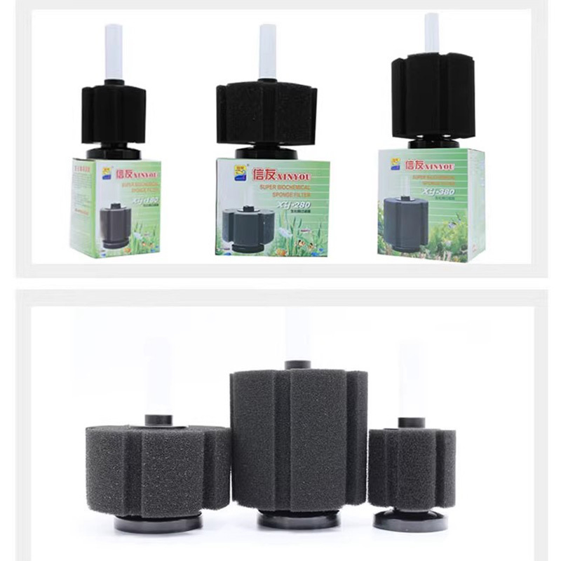 Planted Aquarium Products - Xinyou Xy280สำลีกรองฟองน้ำสำหรับตู้ปลาขนาดเล็ก380อุปกรณ์เสริมโรงงานตู้ปลาแบบเงียบ