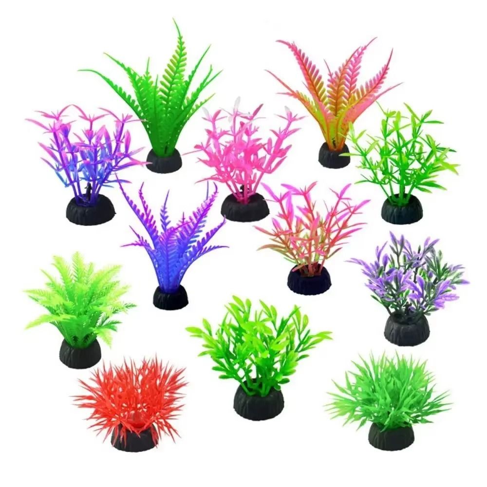ต้นไม้ประดิษฐ์พลาสติกสำหรับตกแ - Aquarium Planted Background บทวิจารณ์และราคา