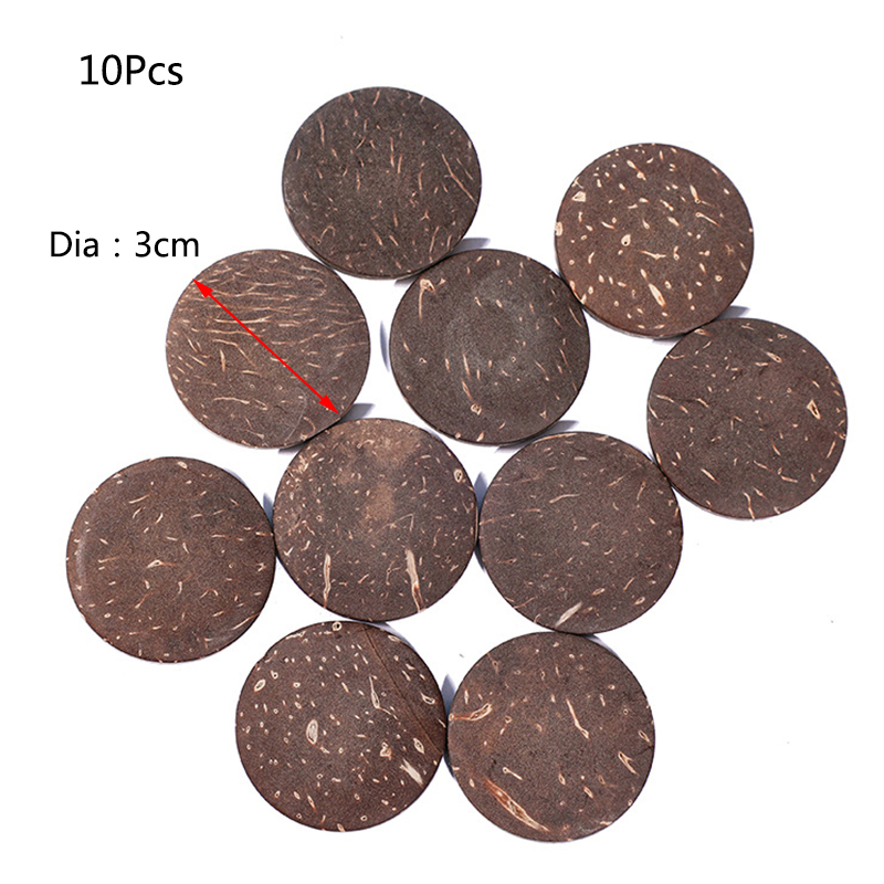 10ชิ้นกะลามะพร้าวธรรมชาติไม้ตก - Aquarium Planted Background บทวิจารณ์และราคา