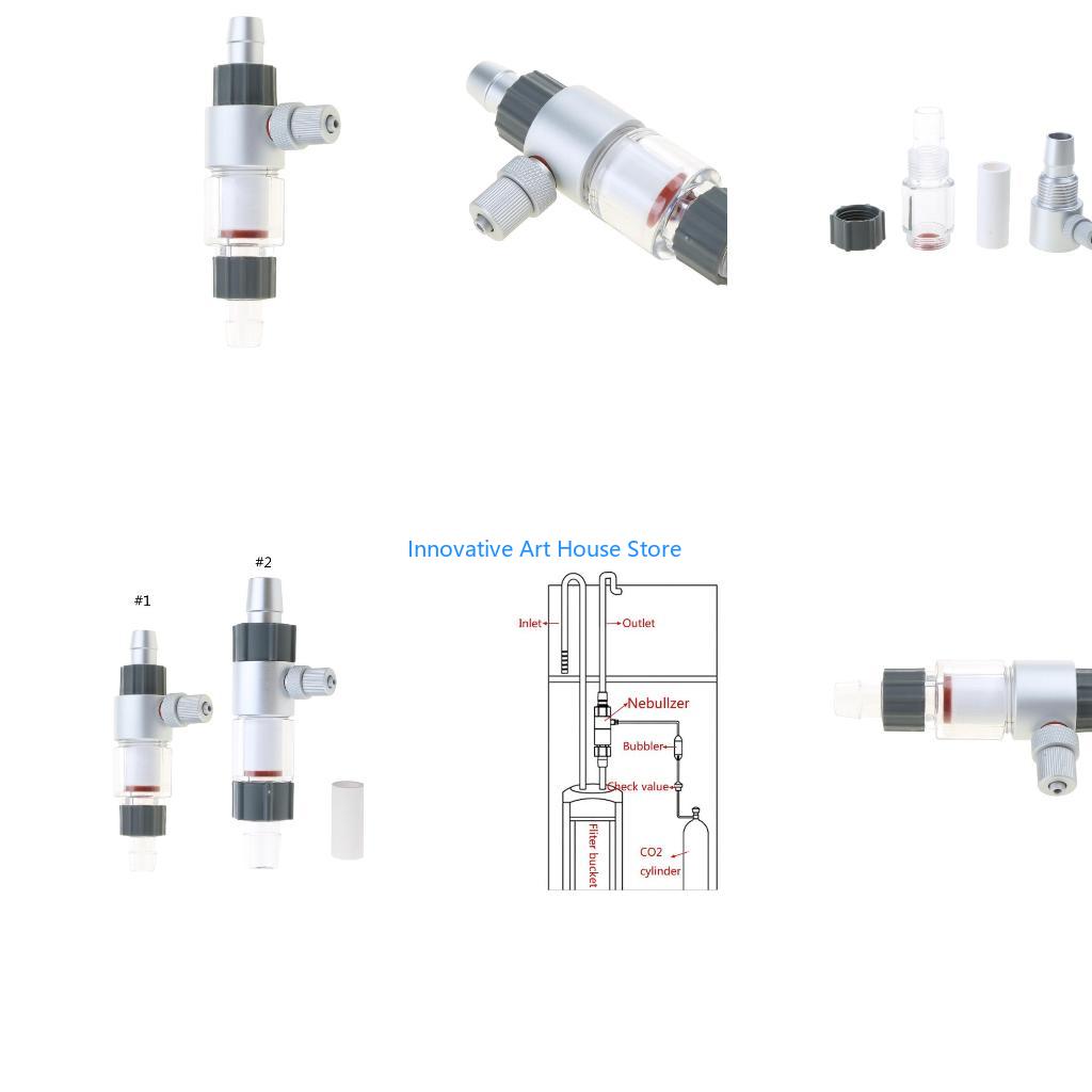 E1PC CO2 Diffuser เพิ่มความอิ่ - Planted Aquarium Without Fish บทวิจารณ์และราคา