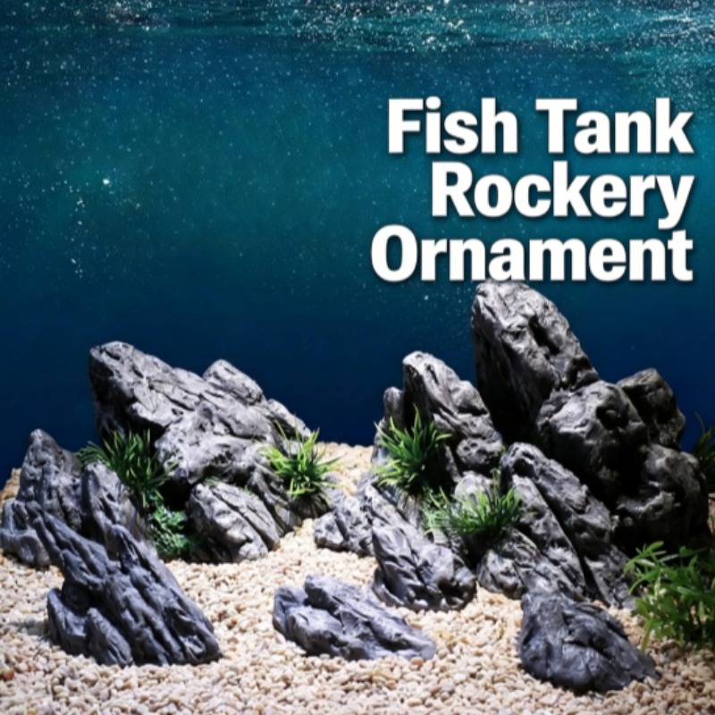 ของตกแต่งตู้ปลา หินจำลอง ภูเขา - Aquarium Planted Background บทวิจารณ์และราคา