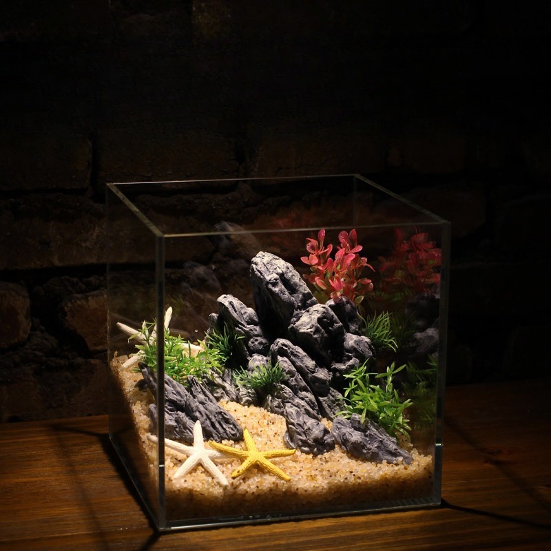 ของตกแต่งตู้ปลา หินจำลอง ภูเขา - Aquarium Planted Background บทวิจารณ์และราคา