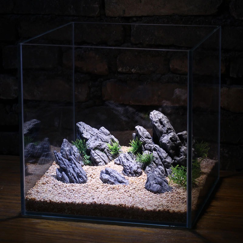 ของตกแต่งตู้ปลา หินจำลอง ภูเขา - Aquarium Planted Background บทวิจารณ์และราคา