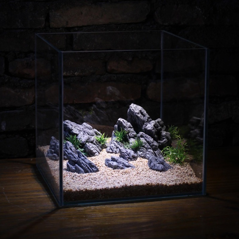 ของตกแต่งตู้ปลา หินจำลอง ภูเขา - Aquarium Planted Background บทวิจารณ์และราคา