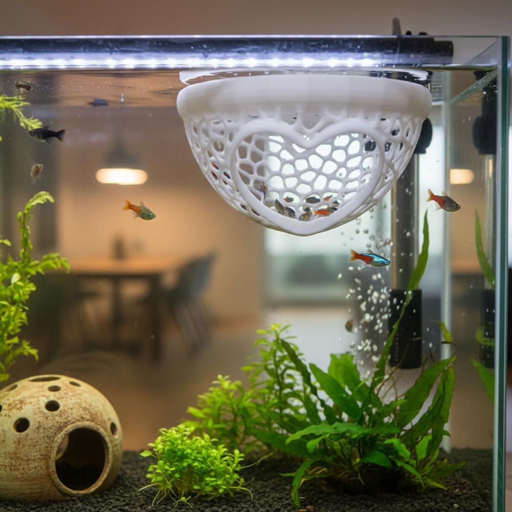 ถ้ำหลบภัยรูปหัวใจสำหรับตู้ปลา, - Planted Aquarium Without Fish บทวิจารณ์และราคา