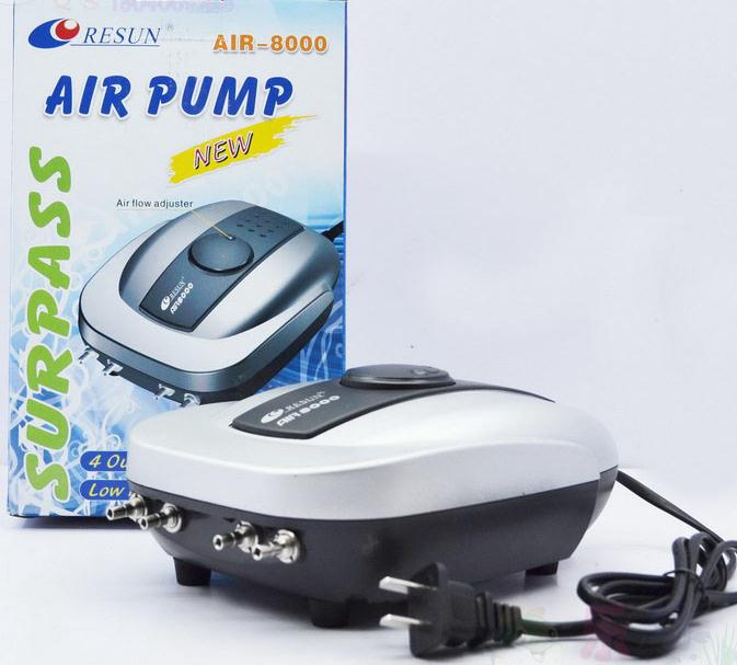ปั๊มลม Resun air-8000 สำหรับตู - Aquarium Plant Ideas บทวิจารณ์และราคา