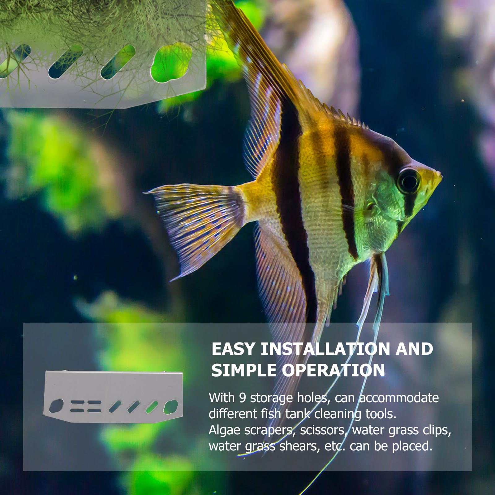 ชั้นวางอุปกรณ์ตู้ปลา 1 ชิ้น ทำ - Aquarium Planted Fish Tank บทวิจารณ์และราคา