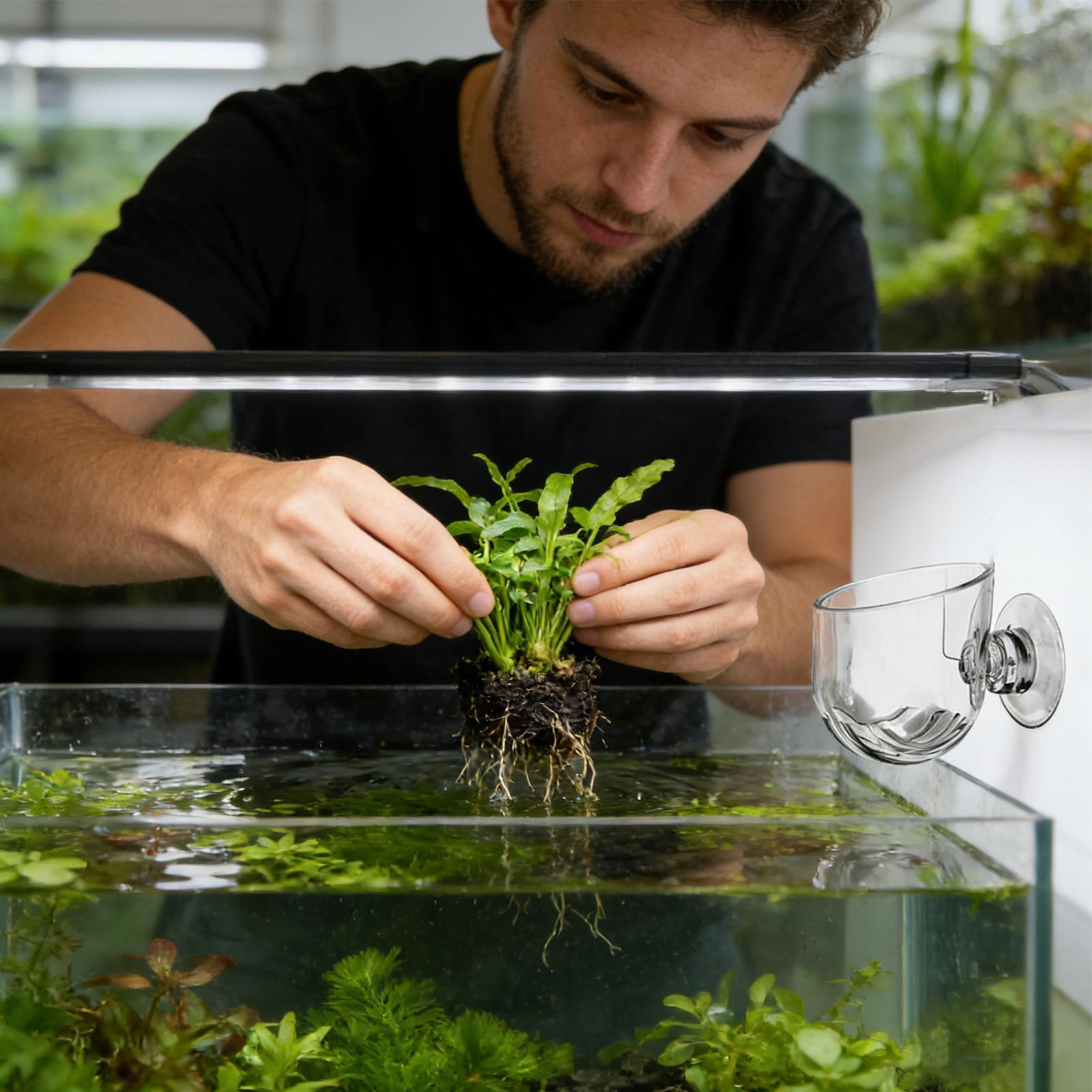 ที่ยึดต้นไม้ในตู้ปลาอะคริลิก แ - Aquarium Planted Background บทวิจารณ์และราคา