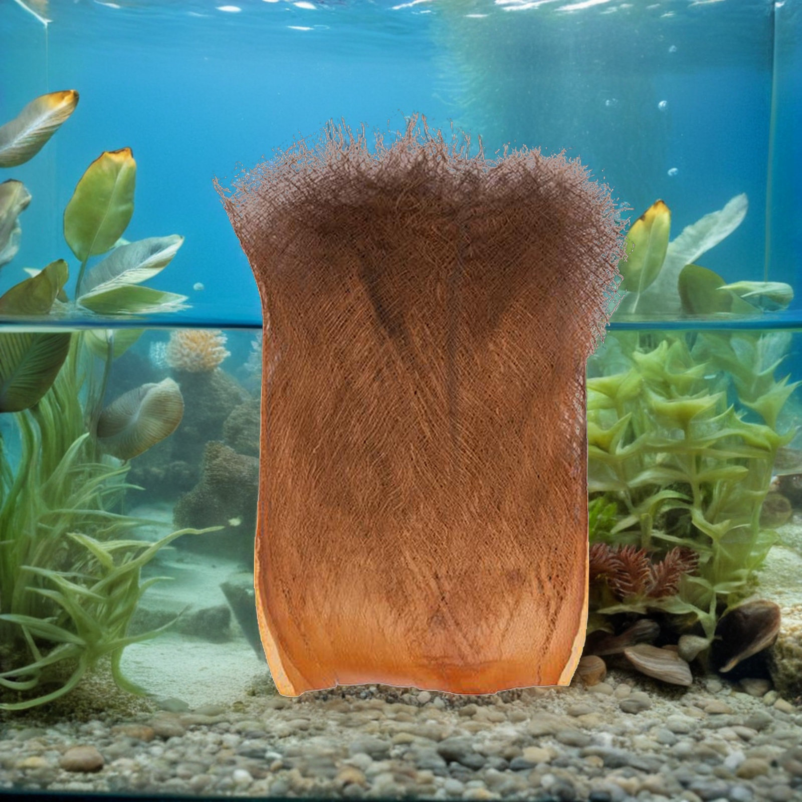 แผ่นเปลือกต้นปาล์มเทียมธรรมชาต - Aquarium Planted Background บทวิจารณ์และราคา