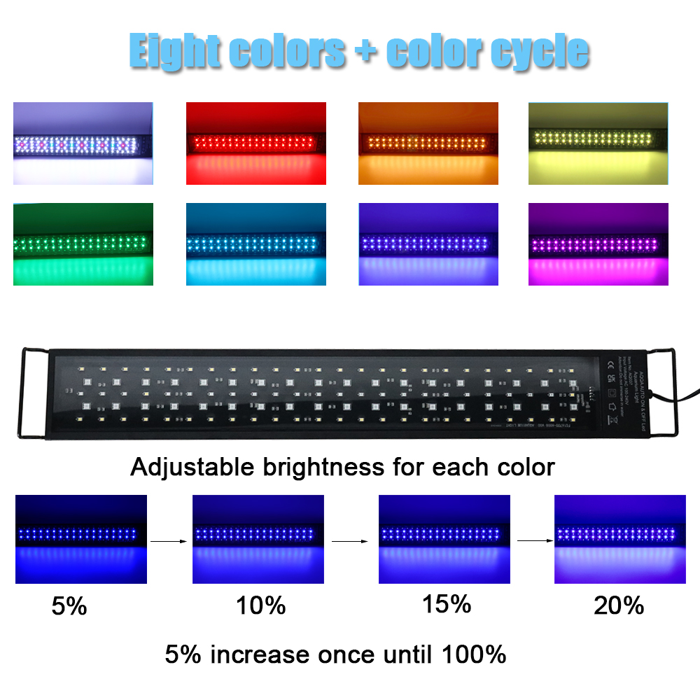 ไฟ LED สำหรับตู้ปลาขนาด 30-60  - Aquarium Plant Light บทวิจารณ์และราคา