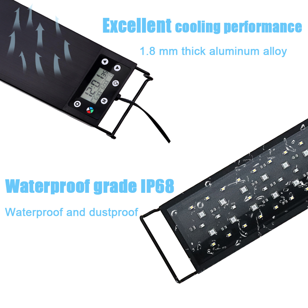 ไฟ LED สำหรับตู้ปลาขนาด 30-60  - Aquarium Plant Light บทวิจารณ์และราคา